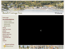 Tablet Screenshot of beachcottageinn.com